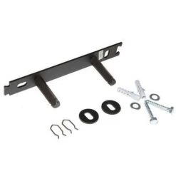 Wolf 2012076 Kit De Fixation Murale Pour Kit Tubulure - Noir