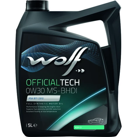 WOLF - Bidon Officialtech 0W30 MS-BHDI 5L - 8323591 3 WOLF - Bidon Officialtech 0W30 MS-BHDI 5L - 8323591