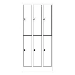 Wolf Penderie Dimensions Confort - 6 Compartiments, Largeur Compartiments 300 Mm - Gris Clair / Vert Opale - Coloris Corps: Gris Clair 9 Wolf Penderie Dimensions Confort - 6 Compartiments, Largeur Compartiments 300 Mm - Gris Clair / Vert Opale - Coloris Corps: Gris Clair -Pas Cher WOLF Magasin 15700100 4