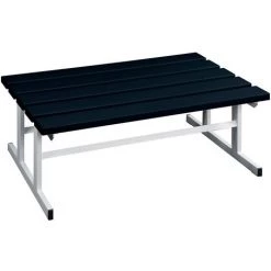 Wolf Bancs Pour Vestiaires - Assise Double Face - Gris Clair, Longueur 1000 Mm - Coloris Assise: Gris Clair -Pas Cher WOLF Magasin 15705774 4