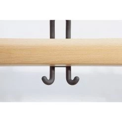 Wolf Banc Pour Vestiaires, à 2 Côtés - Longueur 1000 Mm, Lattes En Hêtre - 2 X 4 Patères Doubles - Coloris Assise: Hêtre -Pas Cher WOLF Magasin 15706250 4