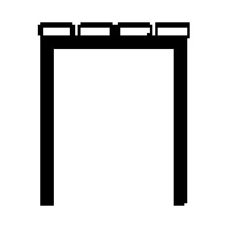 Wolf Banc De Vestiaire Sans Dossier - Lattes En PVC, Gris - Longueur 1000 Mm - Col. Piétement: Noir Profond RAL 9005 5 Wolf Banc De Vestiaire Sans Dossier - Lattes En PVC, Gris - Longueur 1000 Mm - Col. Piétement: Noir Profond RAL 9005 – Image 3