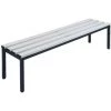 Wolf Banc De Vestiaire Sans Dossier - Lattes En PVC, Gris - Longueur 1500 Mm - Col. Piétement: Noir Profond RAL 9006 2 Wolf Banc De Vestiaire Sans Dossier - Lattes En PVC, Gris - Longueur 1500 Mm - Col. Piétement: Noir Profond RAL 9006 -Pas Cher WOLF Magasin 15706254 1
