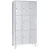 Wolf Vestiaire Multicase - 3 Compartiments, 9 Casiers - Largeur 900 Mm, Gris Clair - Coloris Des Portes: Gris Clair 1 Wolf Vestiaire Multicase - 3 Compartiments, 9 Casiers - Largeur 900 Mm, Gris Clair - Coloris Des Portes: Gris Clair -Pas Cher WOLF Magasin 15706579 1