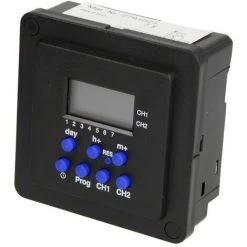 WOLF Horloge Numérique à 2 Canaux