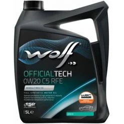 WOLF - Huile Moteur OFFICIALTECH 0W20 C5 RFE - 5L - 1042489