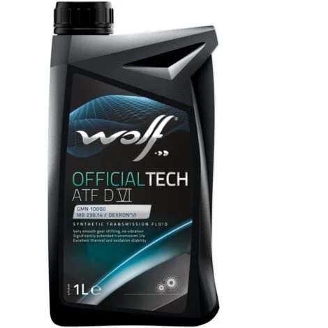 WOLF - Bidon 1 Litre D'huile De Transmission ATF D VI - 8305504 3 WOLF - Bidon 1 Litre D'huile De Transmission ATF D VI - 8305504